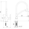 Смеситель LEMARK COMFORT LM3070C-Red для кухни с подключением к фильтру
