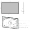 Зеркало LEMARK ELEMENT 120х80 см с подсветкой, с подогревом LM120Z-E
